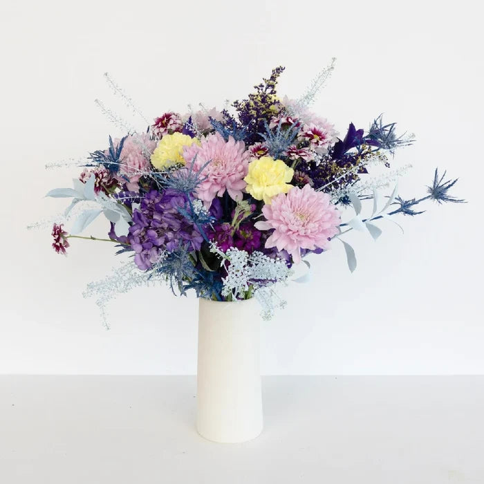 Holographic Purple Flower Bouquet Hand - Image