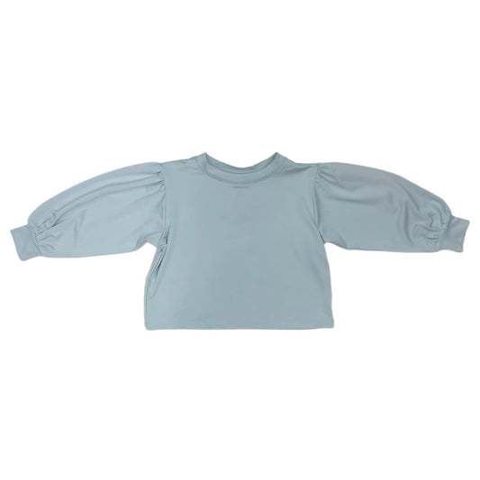 Honesty Light Blue Puff Sleeve Top