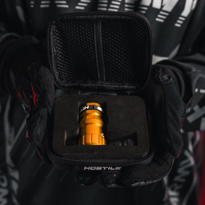 Hostile® XLP Regulator - Side Port Quick-Disconnect - Gold