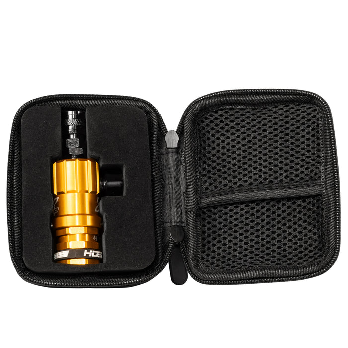 Hostile® XLP Regulator - Top Port Quick-Disconnect - Gold