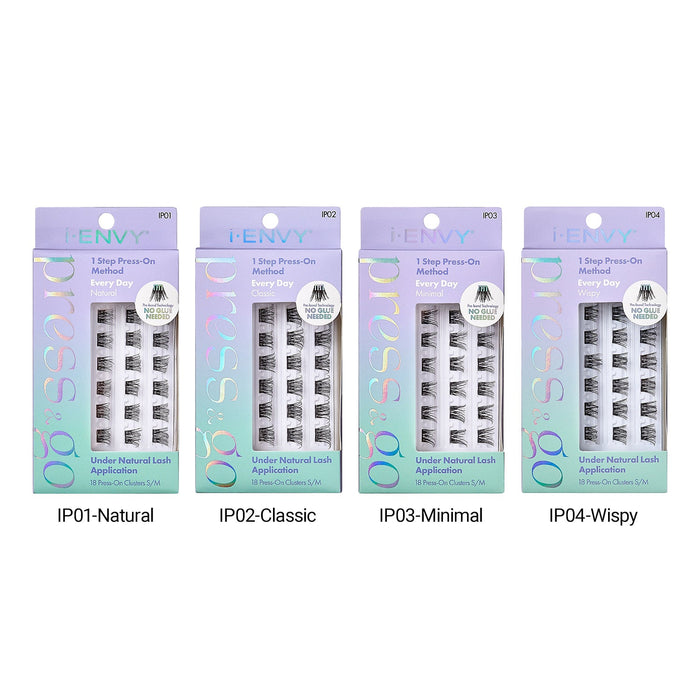 i Envy Press N Go Press-On Clusters Every Day Eyelash - ikatehouse