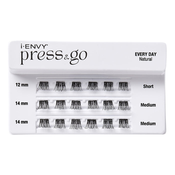 i Envy Press N Go Press-On Clusters Every Day Eyelash - ikatehouse