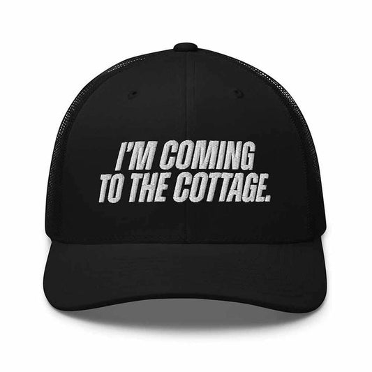 "I'm coming to the Cottage" Trucker Mesh Snapback Hat