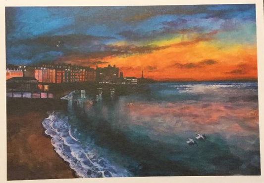 Individual card 'Aberystwyth Sunset' by Lizzie Spikes