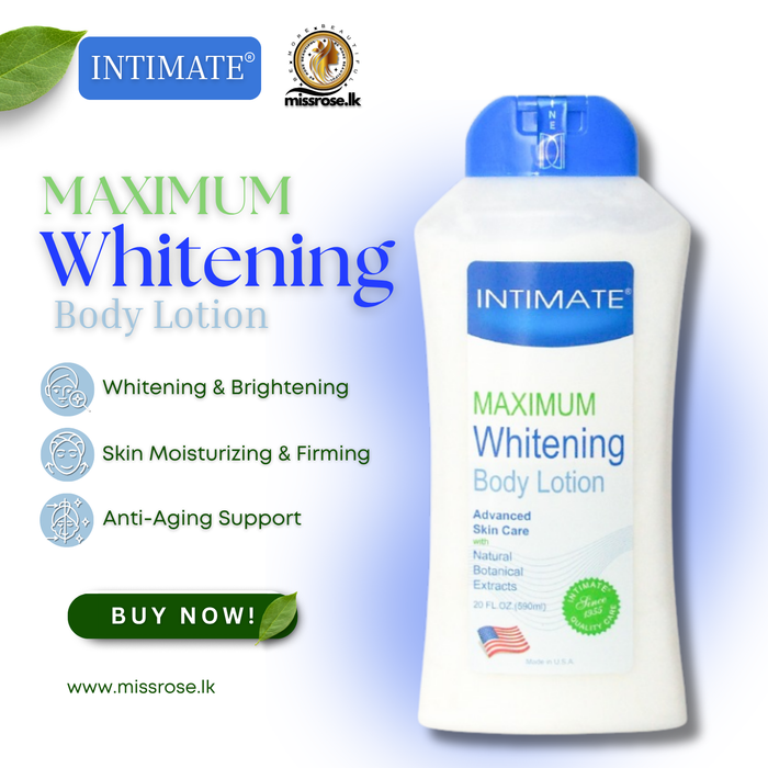 Intimate Maximum Whitening Body Lotion (590 ml)