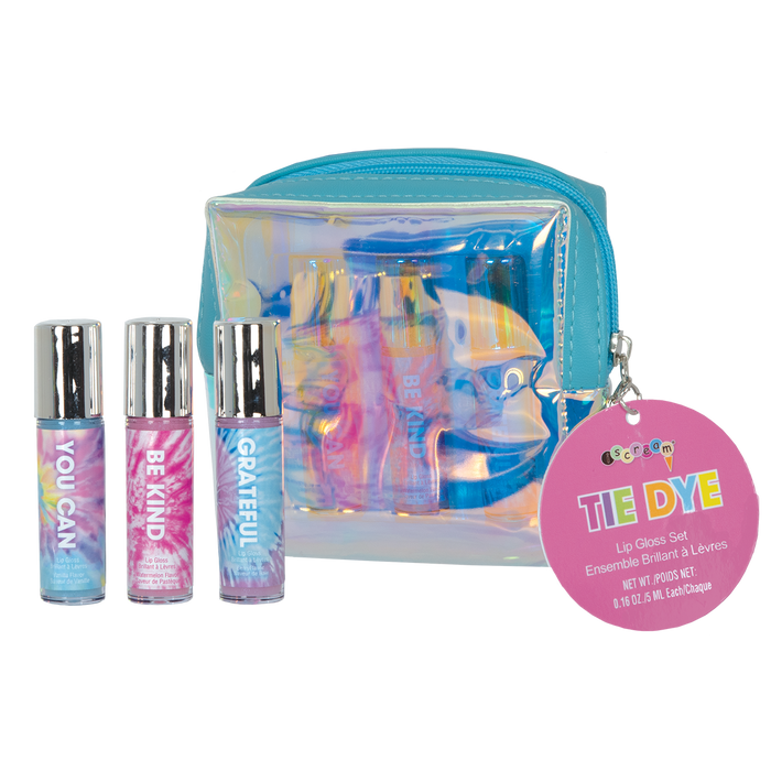 Iscream Tie Dye Lip Gloss Set