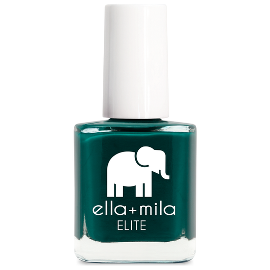 Island Hopping deep sea dark green nail polish bottle – ella+mila Elite