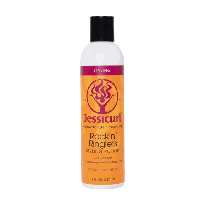 Jessicurl Rockin' Ringlets curl enhancer bottle for medium to thick hair with flaxseed ingredients