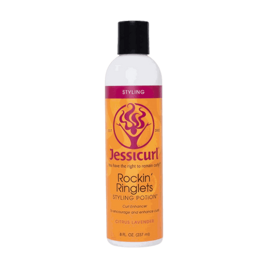 Jessicurl Rockin' Ringlets curl enhancer bottle for medium to thick hair with flaxseed ingredients
