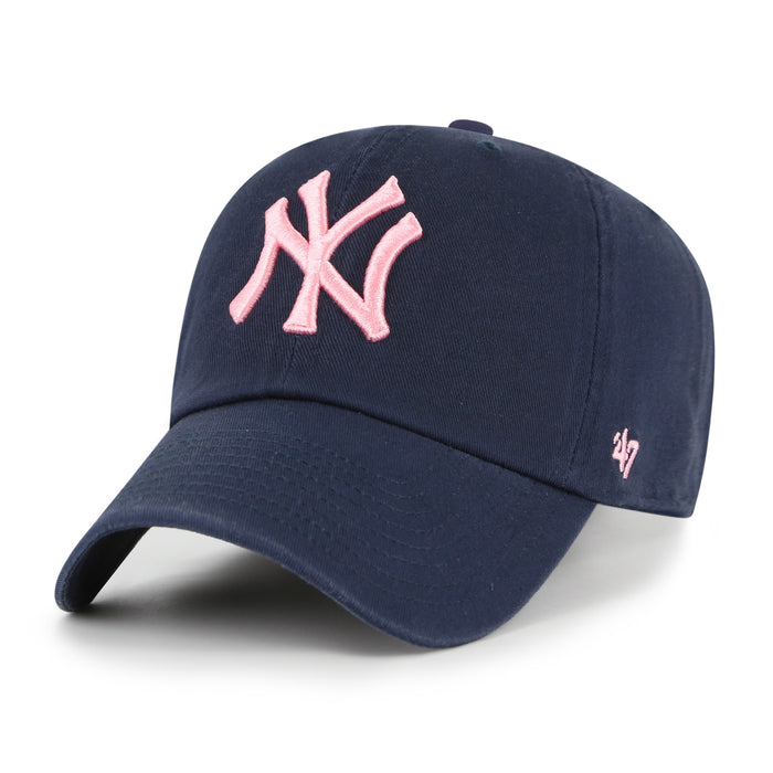 Jockey  47' New York Yankees Navy Pink Clean Up