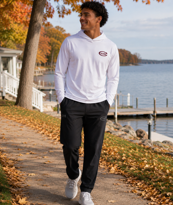 Johnnie-O Talon Prep-formance Long Sleeve Hoodie- White