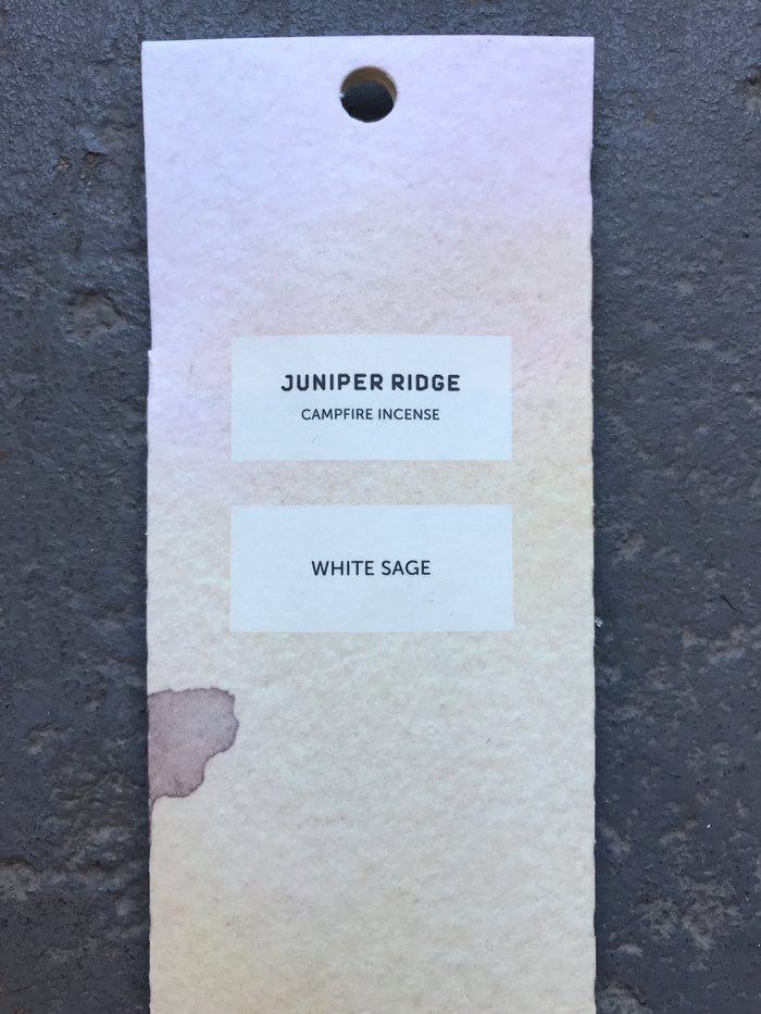 Juniper Ridge Campfire Incense - CARAVAN OUTPOST