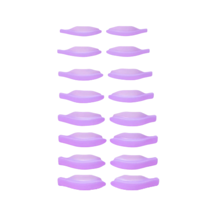 Katya Vinog - Silicone shields kit, Lavender (8 pairs, Size 1.5-5)