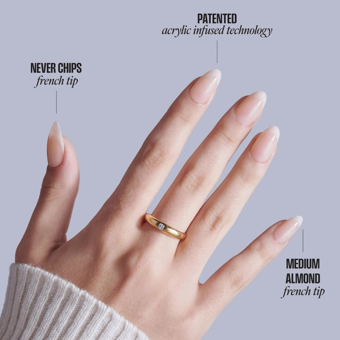 KISS NEW YORK Core French Nails [Burble] #CF12