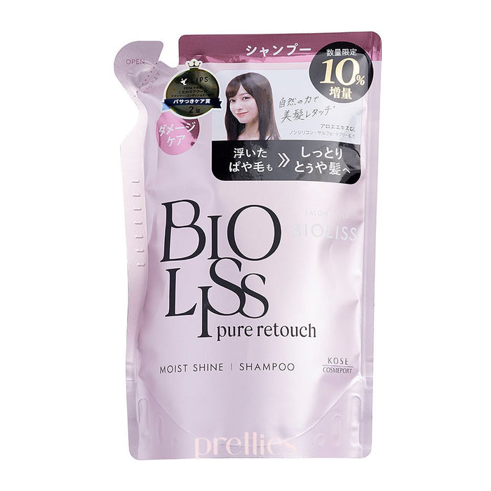 KOSE Bioliss Pure Retouch Moist Shine Shampoo (Refill) 340ml