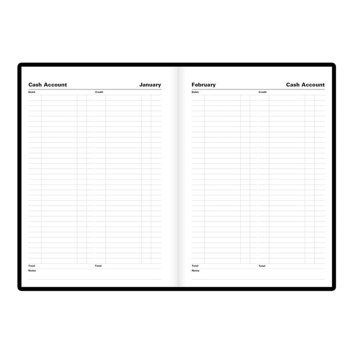 Letts A5 Daily Appointment Book, Standard, 2027 Black 27-C10XBK#color_black