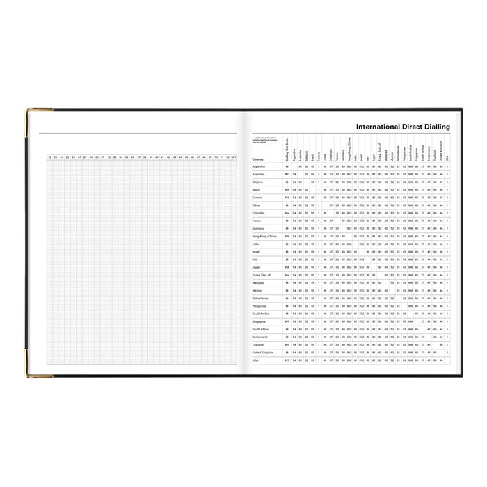 Letts Quarto Weekly Appointment Book, Roma, 2027 Black 27-C33YIBK#color_black