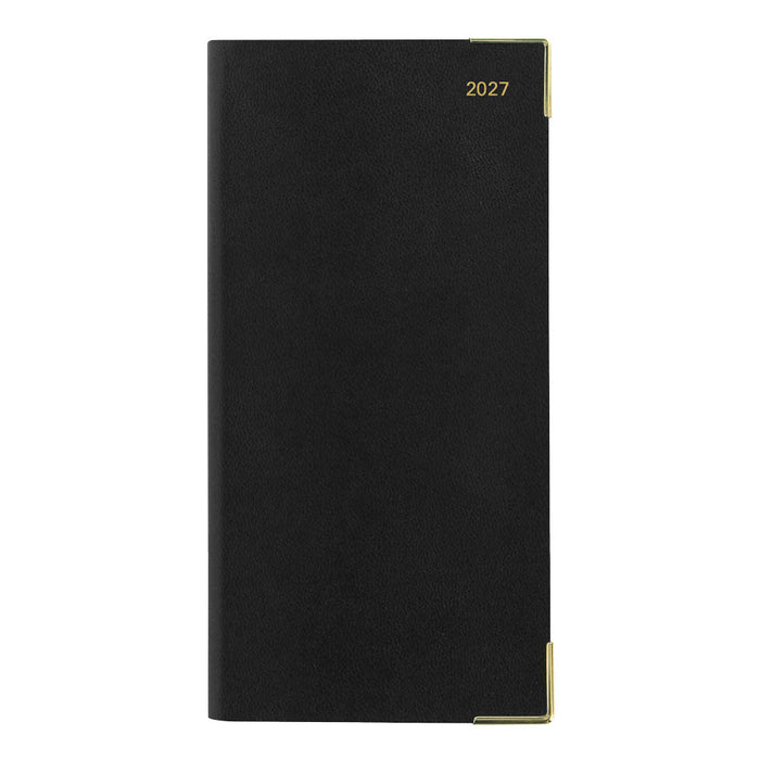 Letts Slim Weekly Appointment Book, Classic, 2027 Black 27-C32SBK#color_black