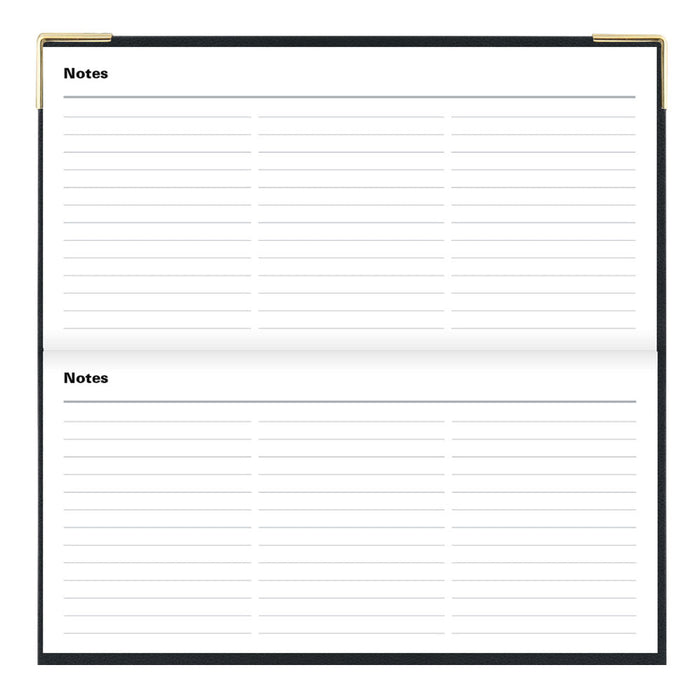 Letts Slim Weekly Appointment Book, Classic, 2027 Black 27-C32SBK#color_black