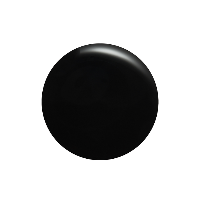 Lights Out pure black nail polish color swatch