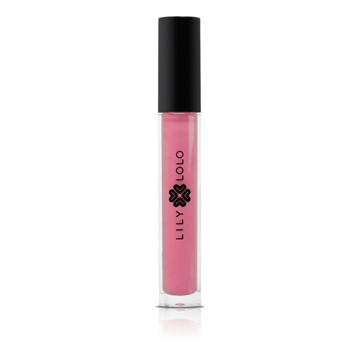 Lily Lolo English Rose Lip Gloss (Sheer dusky pink): Gluten Free. GMO Free. Cruelty Free. Non Vegan.  Deliciously chocolatey natural lip gloss packed with vitamin e & organic jojoba to nourish and protect your pout.