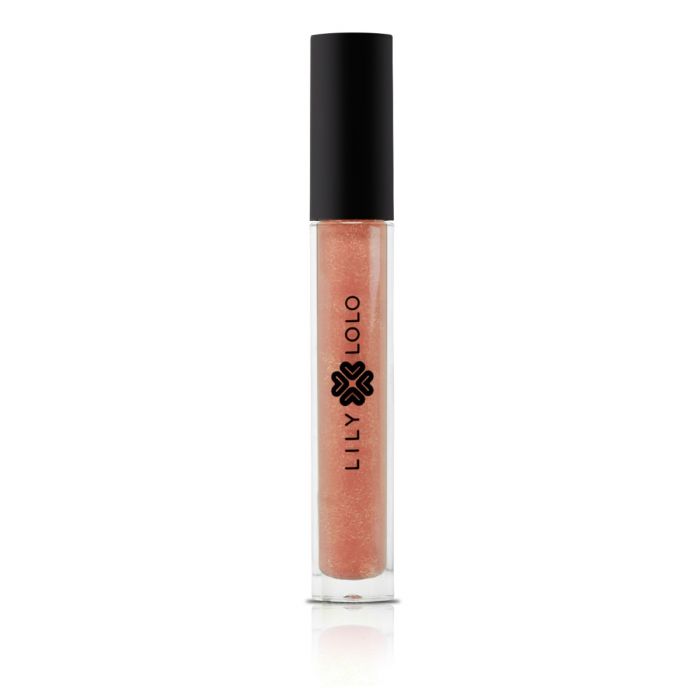Lily Lolo Peachy Keen Lip Gloss (Sheer peach with shimmer highlights): Gluten Free. GMO Free. Cruelty Free. Non Vegan.