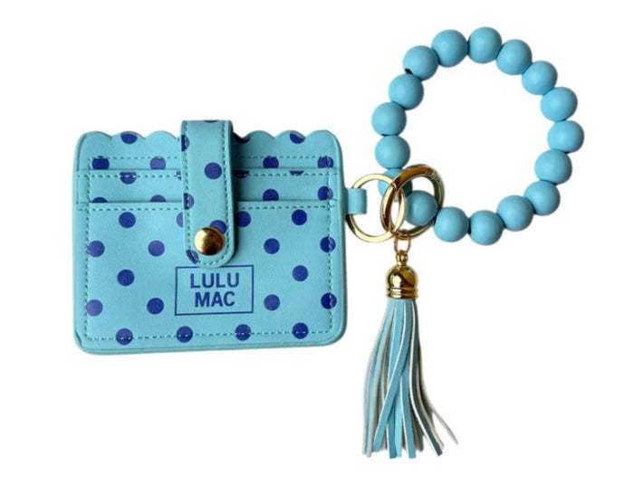 LM-Blue w/ navy beaded wrislet