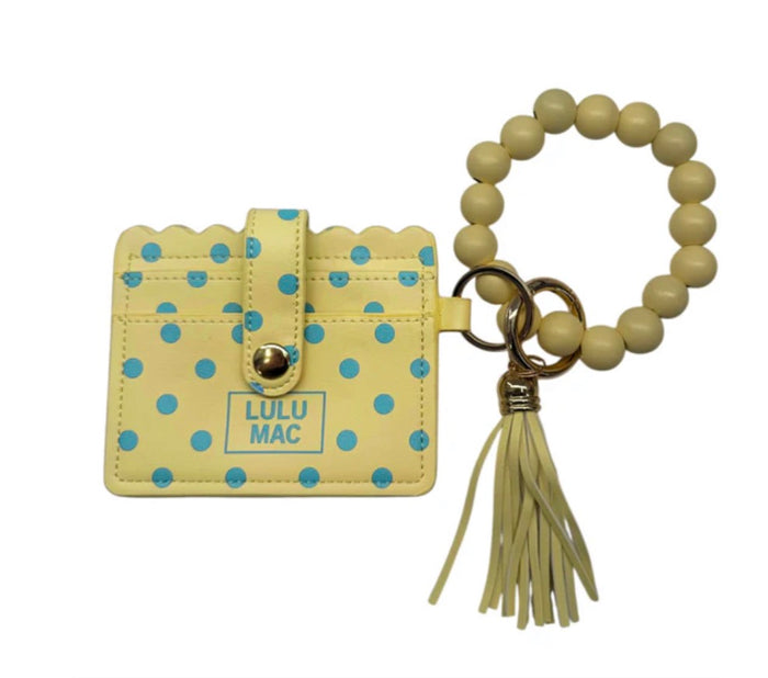 LM-Yellow w/ blue beaded wrislet