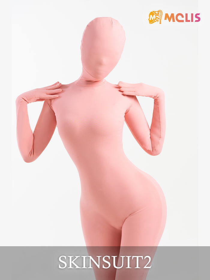 Inthemask by Moli's LULU2 premium Hadatai for Kigurumi, skin tone, soft fabric with natural look, displayed against a neutral background.