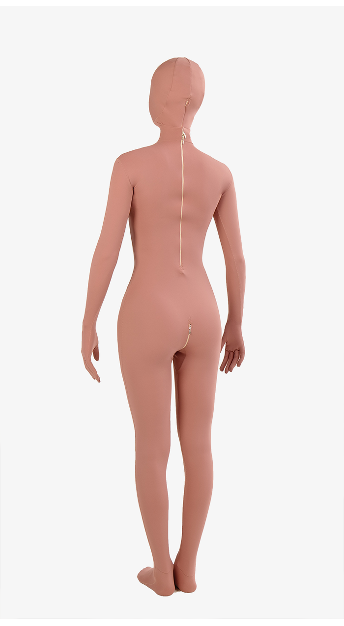 Inthemask by Moli's LULU2 Premium Hadatai for Kigurumi, skin tone, showing soft, realistic fabric texture and natural skin color.