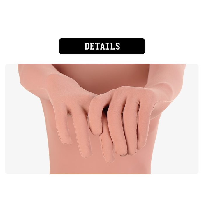 Inthemask by Moli's LULU2 Premium Hadatai for Kigurumi with natural skin tone, shown in a close-up image.
