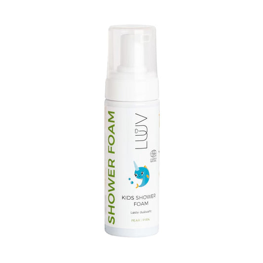 LUUV Kids Shower Foam Pear - dušo putos vaikams