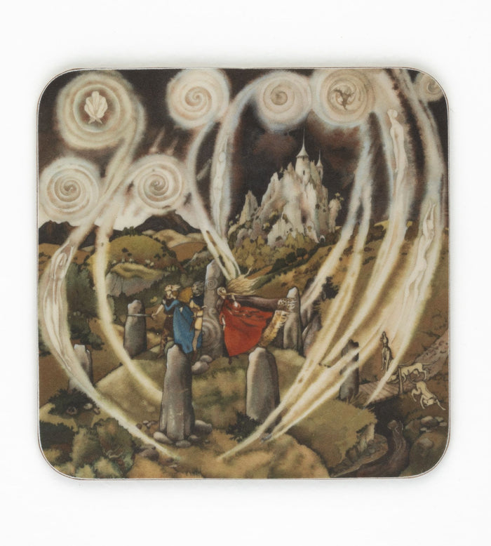 Mabinogion coaster 'Hud ar Dyfed'