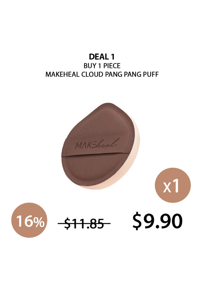 [MAKEHEAL] Cloud Pang Pang Puff 1pc (Length = 65mm + Thickness = 20T)