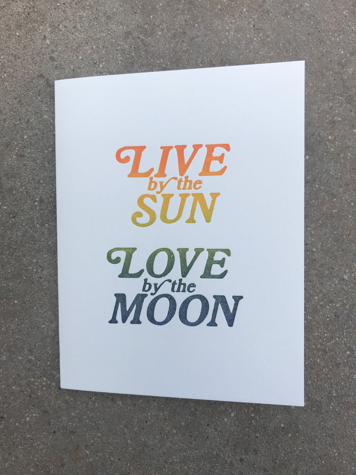 Margins Letterpress Greeting Cards - CARAVAN OUTPOST
