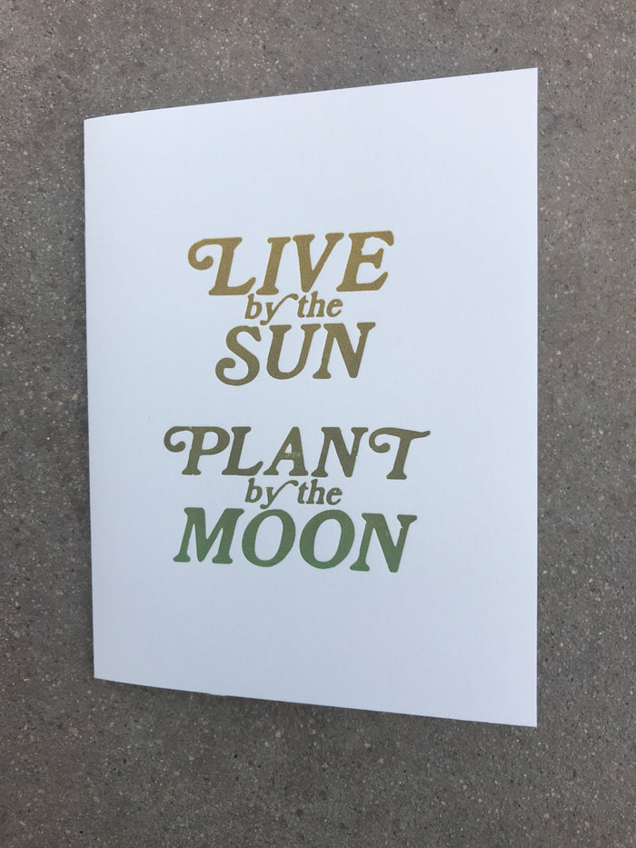 Margins Letterpress Greeting Cards - CARAVAN OUTPOST