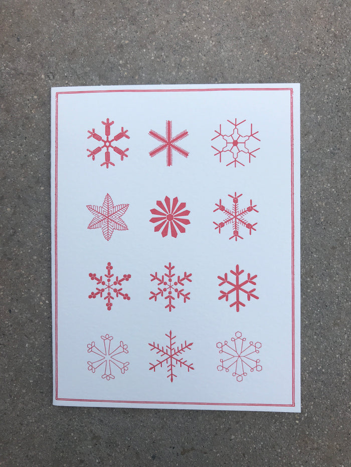 Margins Letterpress Greeting Cards - CARAVAN OUTPOST