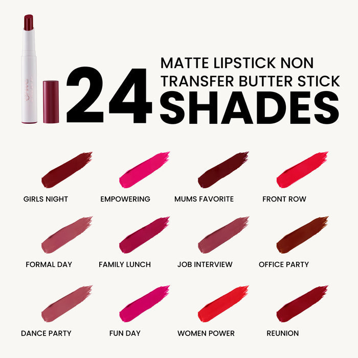 Matte Lipstick | Non Transfer Butter Stick