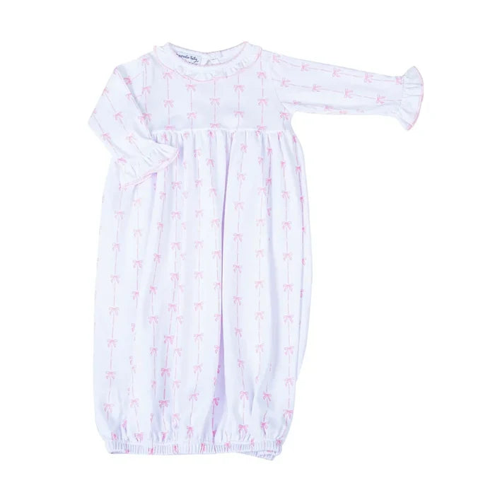 MB Amelia's Classic s Ruffle Gathered Gown-Pink