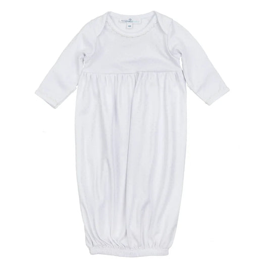 MB Little Love Gathered Gown-White