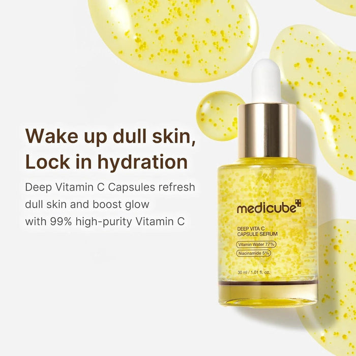 Medicube Deep Vita C Capsule Serum 30ml مصل كبسولة ميديكيوب ديب فيتا سي - Princess Cosmetics Qatar