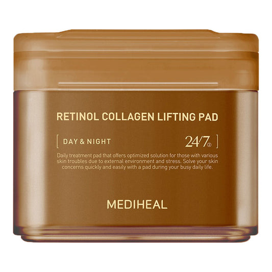 Mediheal Retinol Collagen Lifting Facial Toner Pad 100 Pads
