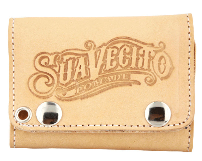 Men's Tri-Fold Chain Wallet - Natural - Front