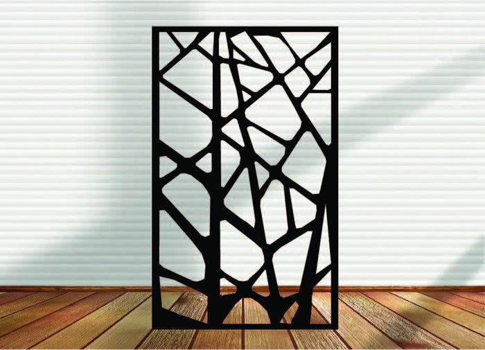 Metal Privacy Screen, Indoor & Outdoor - Design 1
