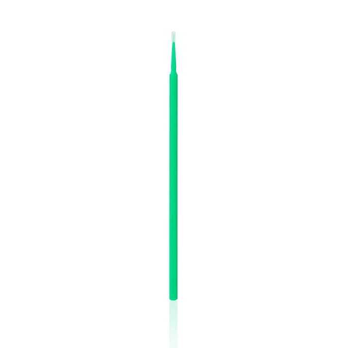 Micro Brush from Paris Lash Academy: Green (front view)