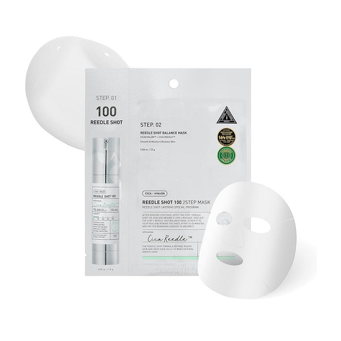 MILD REEDLE SHOT 100 2 - STEP MASK - Masca Reedle Shoot 100 Pentru Imbunatatirea Texturii Tenului - skinseen.ro