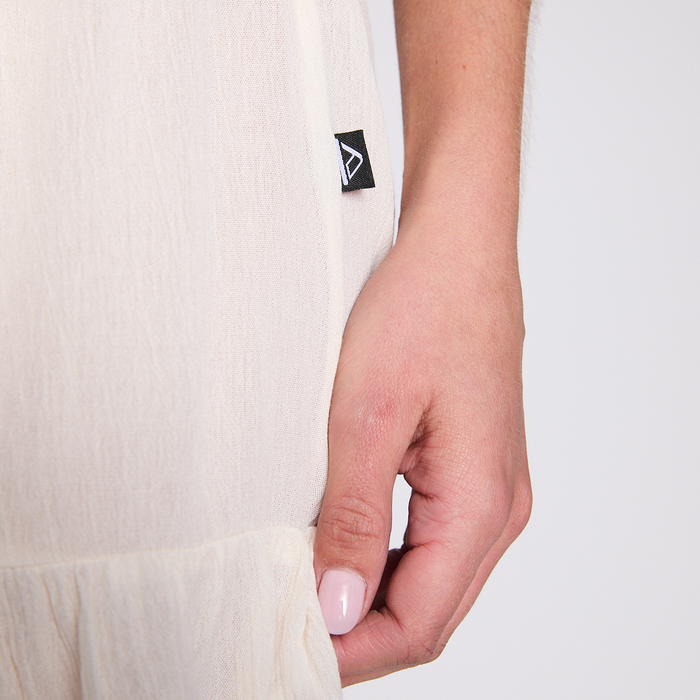 Mini Vestido Reef Women Beige