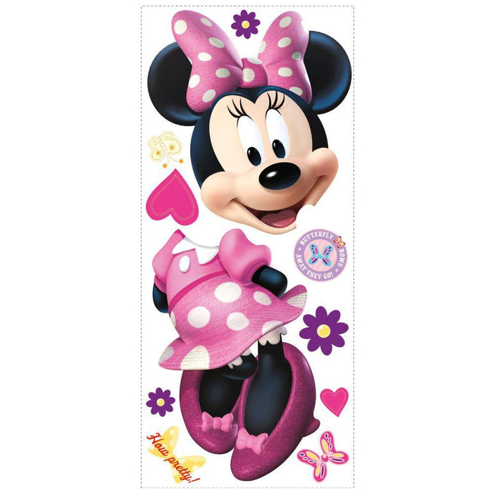 Minnie Mouse Bow-Tique Peel & Stick Giant Wall Decals - EonShoppee