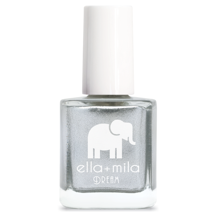 Mirror Mirror cool metallic silver nail polish bottle – ella+mila