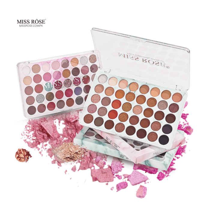 Miss Rose 40 colour Impression Eyeshadow Palette - Miss Rose Com Pk